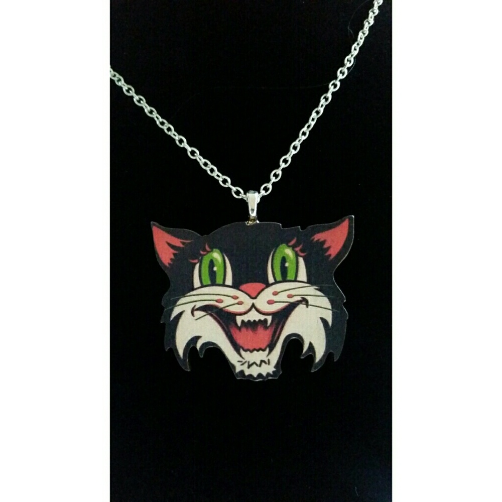 Halloween Cat Necklace